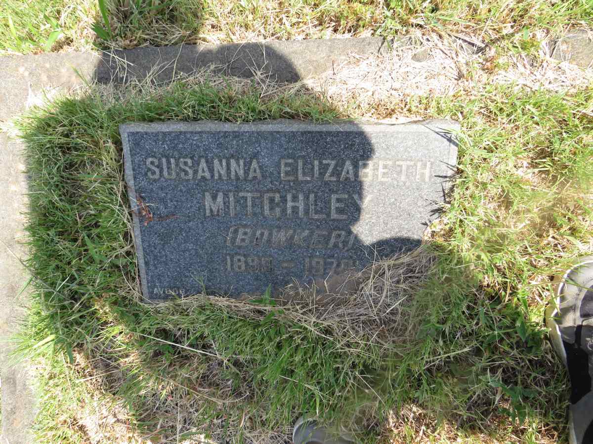 MITCHLEY Susanna Elizabeth formerly BOWKER 1895-1970