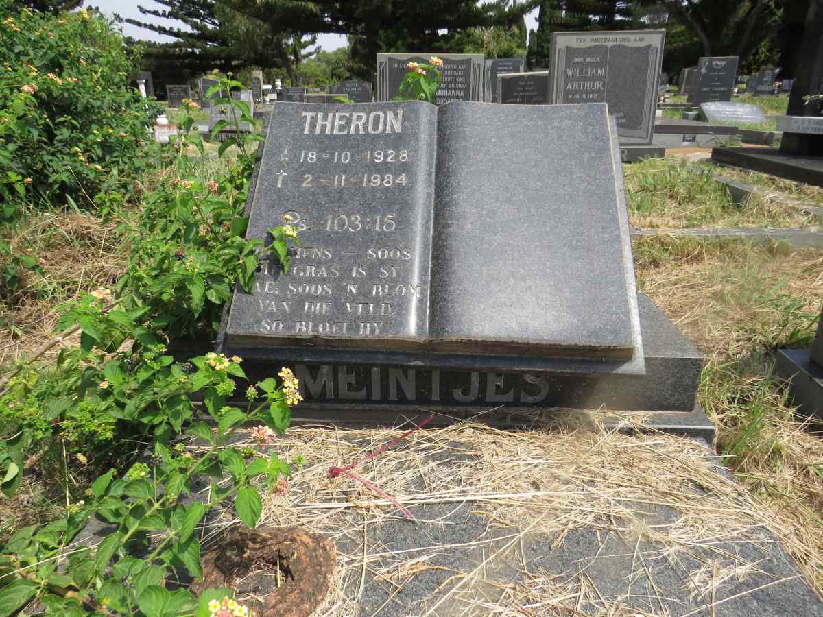 MEINTJES Theron 1928-1984