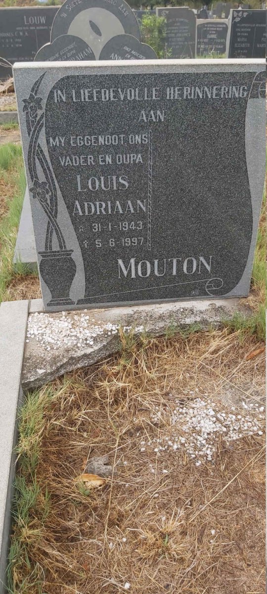 MOUTON Louis Adriaan 1943-1997