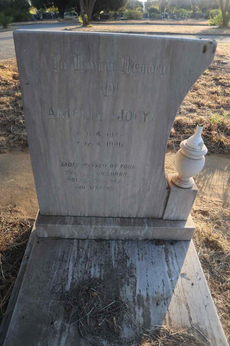 MURRAY Amelia 1947-1980