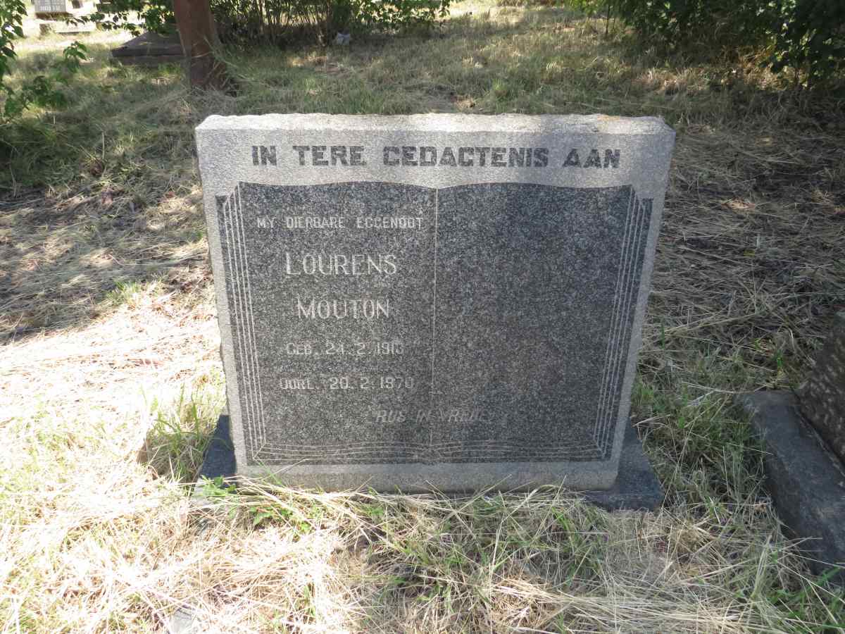 MOUTON Lourens 1913-1970