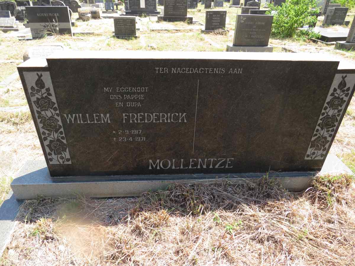 MOLLENTZE Willem Frederick 1917-1971