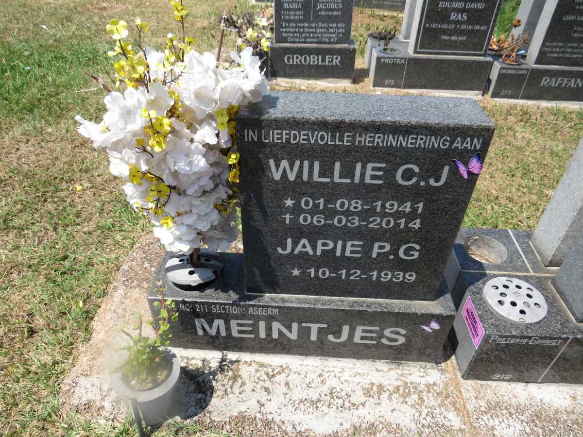 MEINTJES Willie C.J. 1941-2014 :: MEINTJES Japie P.G. 1939- 
