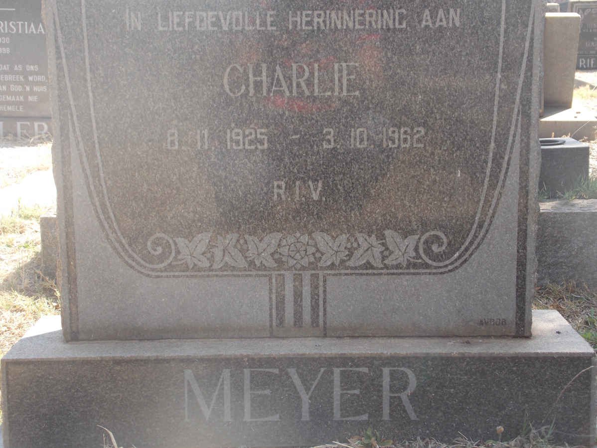MEYER Charlie 1925-1962