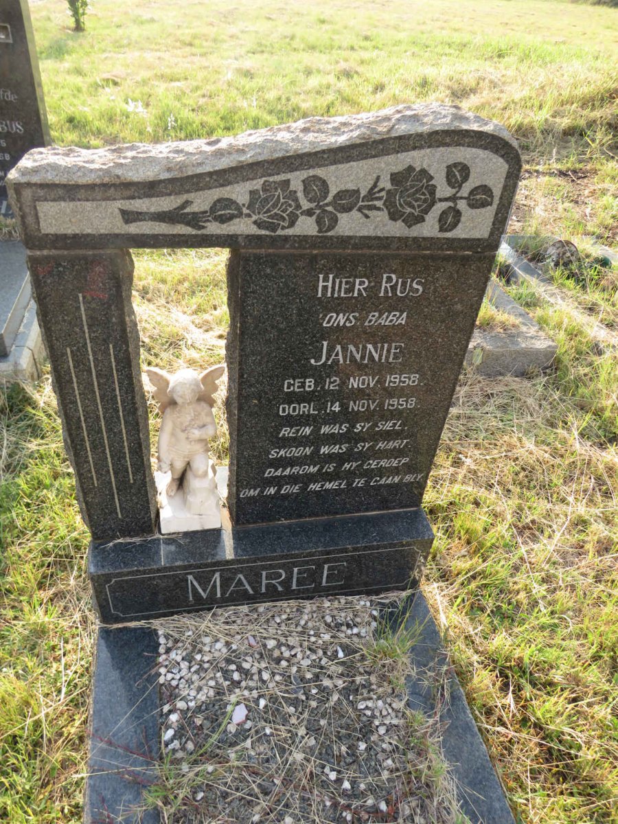 MAREE Jannie 1958-1958