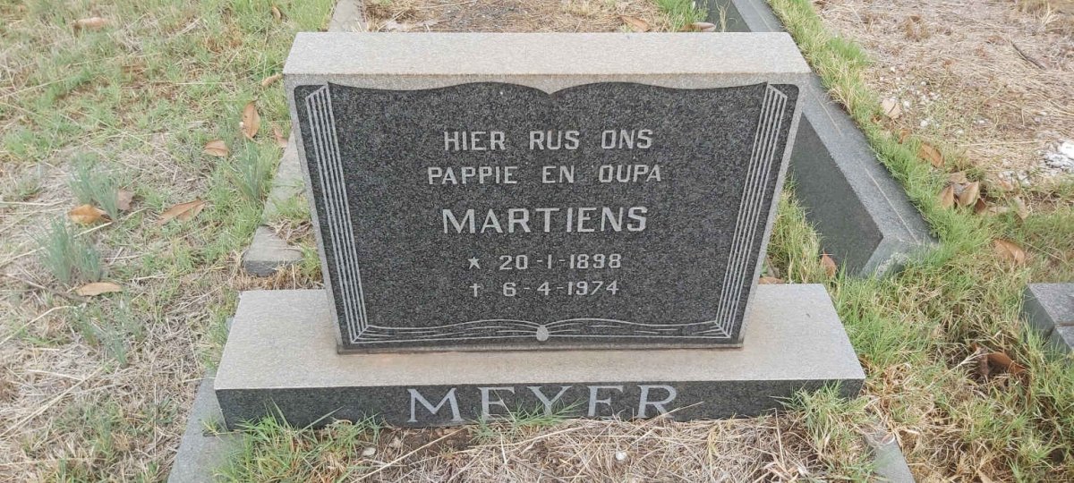 MEYER Martiens 1898-1974