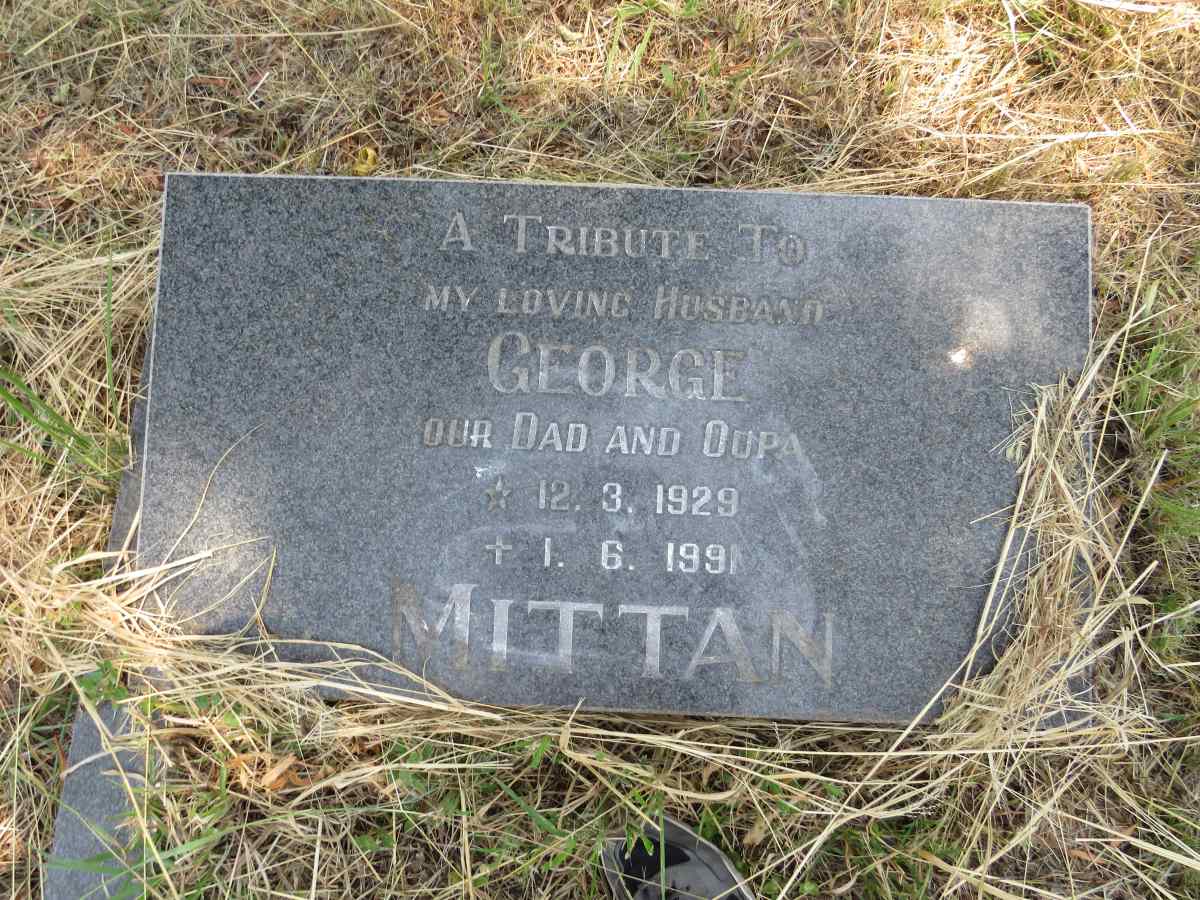 MITTAN George 1929-1991