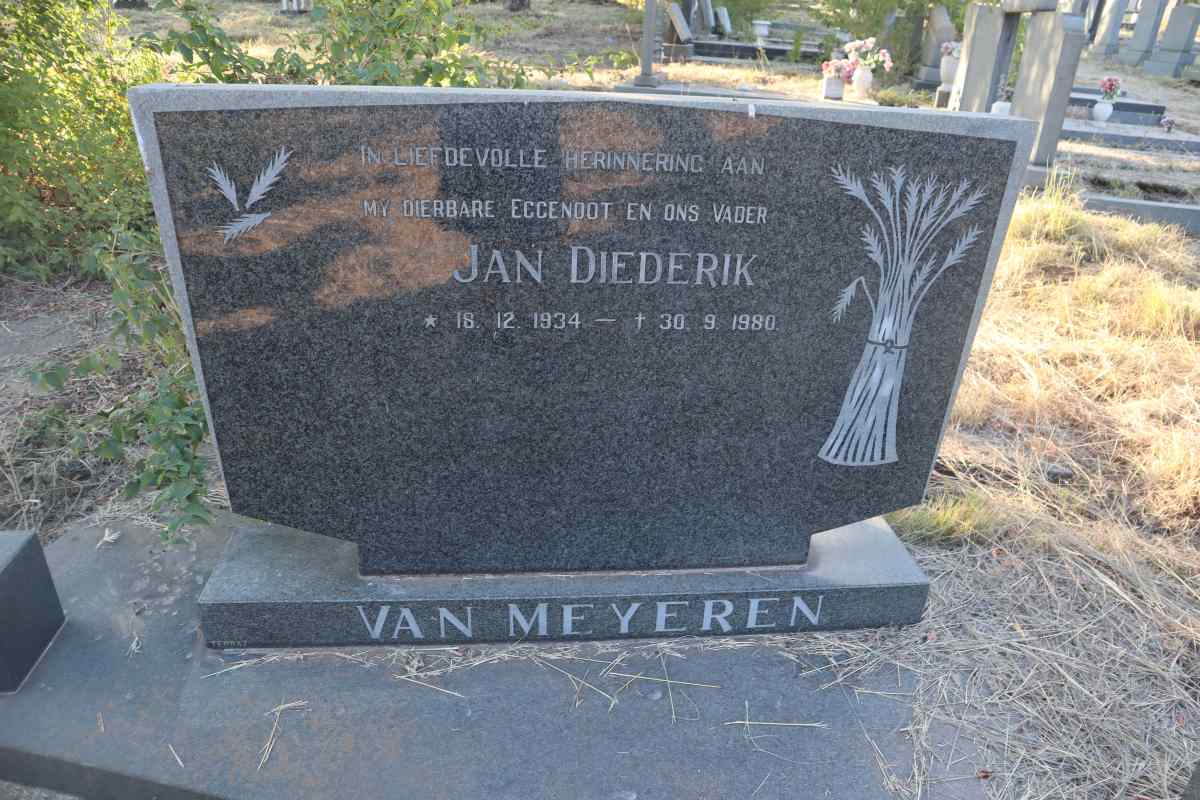 MEYEREN Jan Diederik, van 1934-1980
