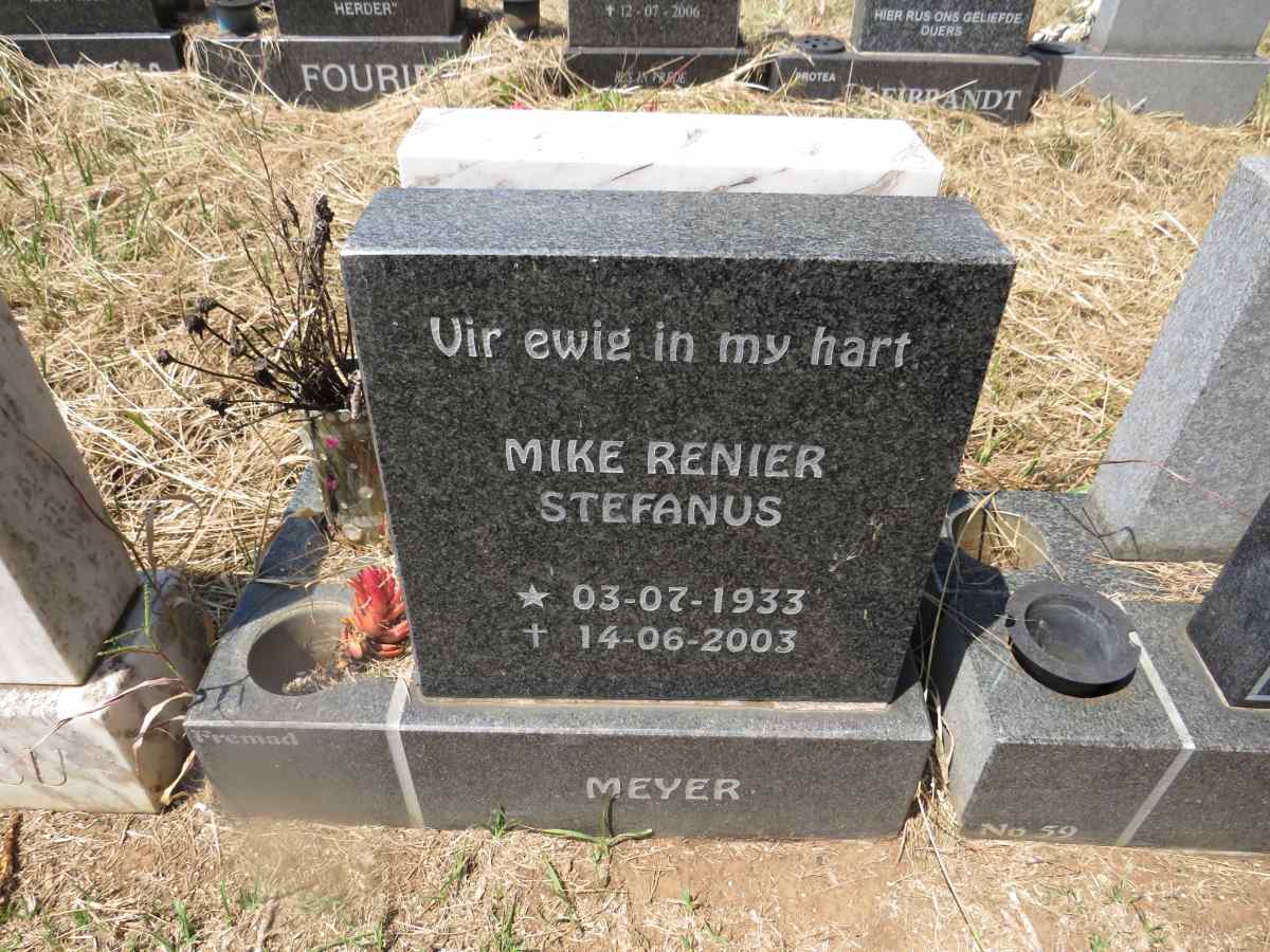 MEYER Mike Renier Stefanus 1933-2003