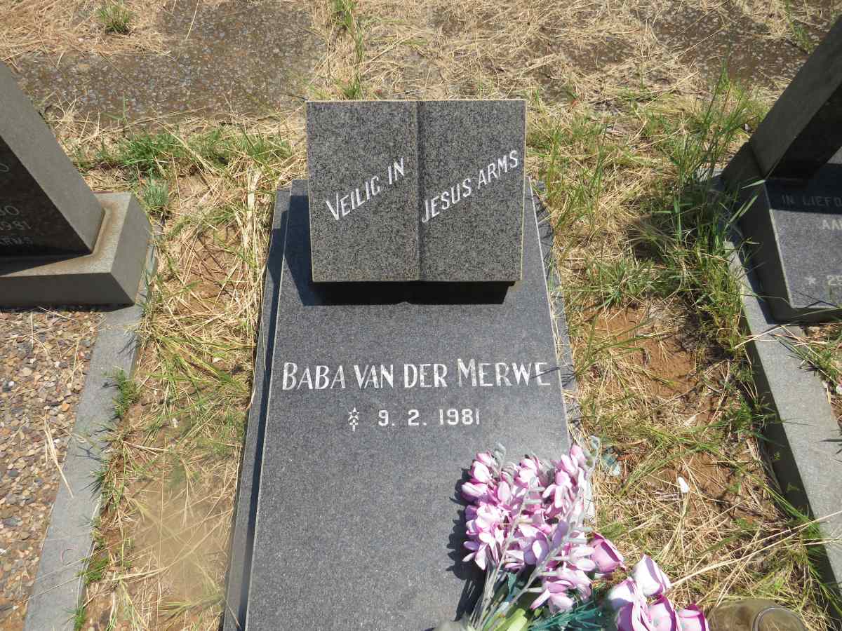 MERWE, van der 1981-1981