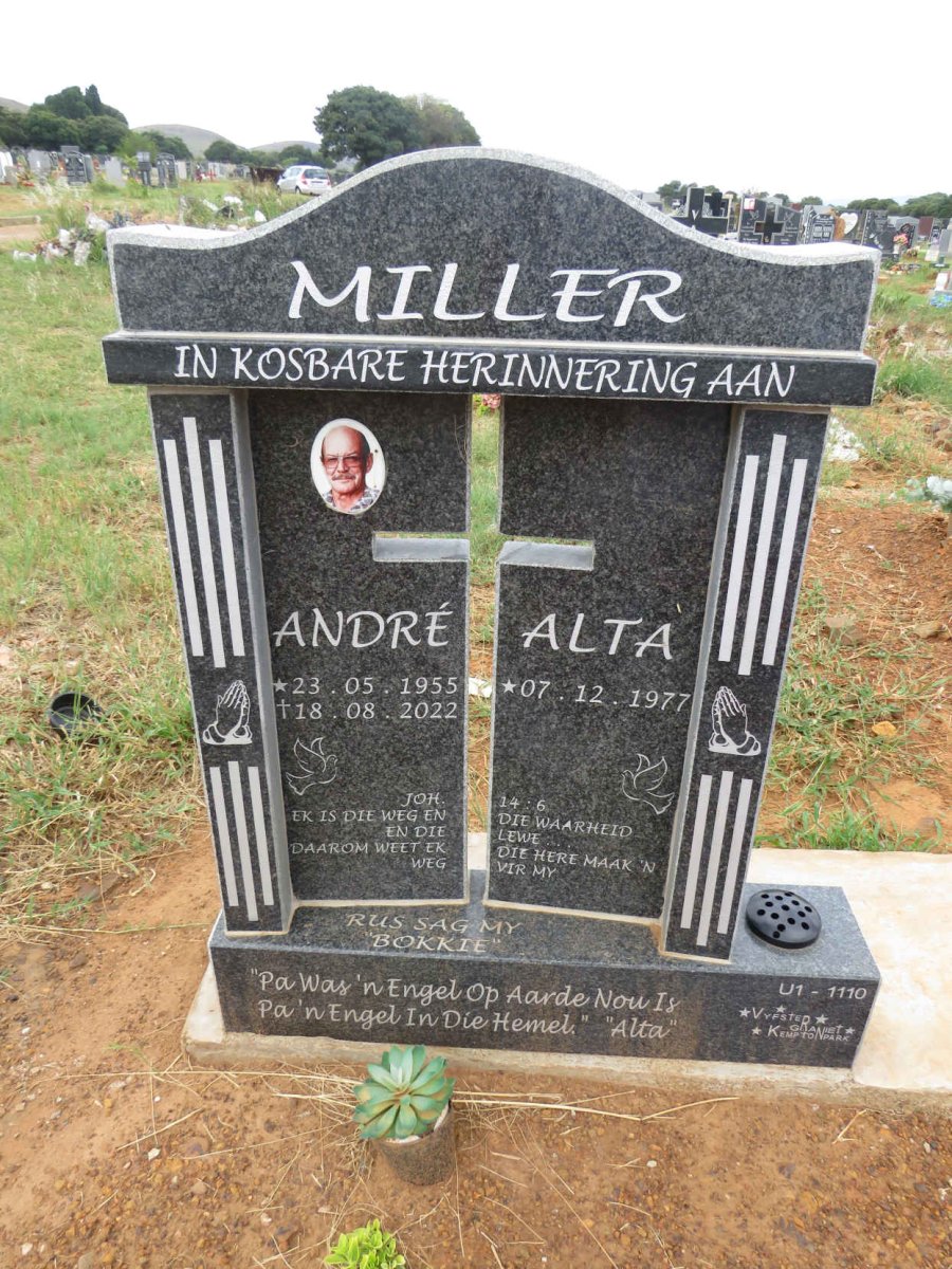 MILLER Andre 1955-2022 :: MILLER Alta 1977-