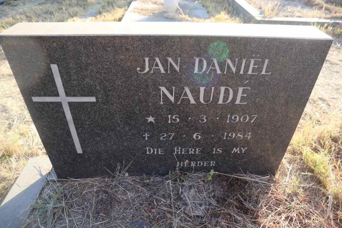 NAUDE Jan Daniel 1907-1984
