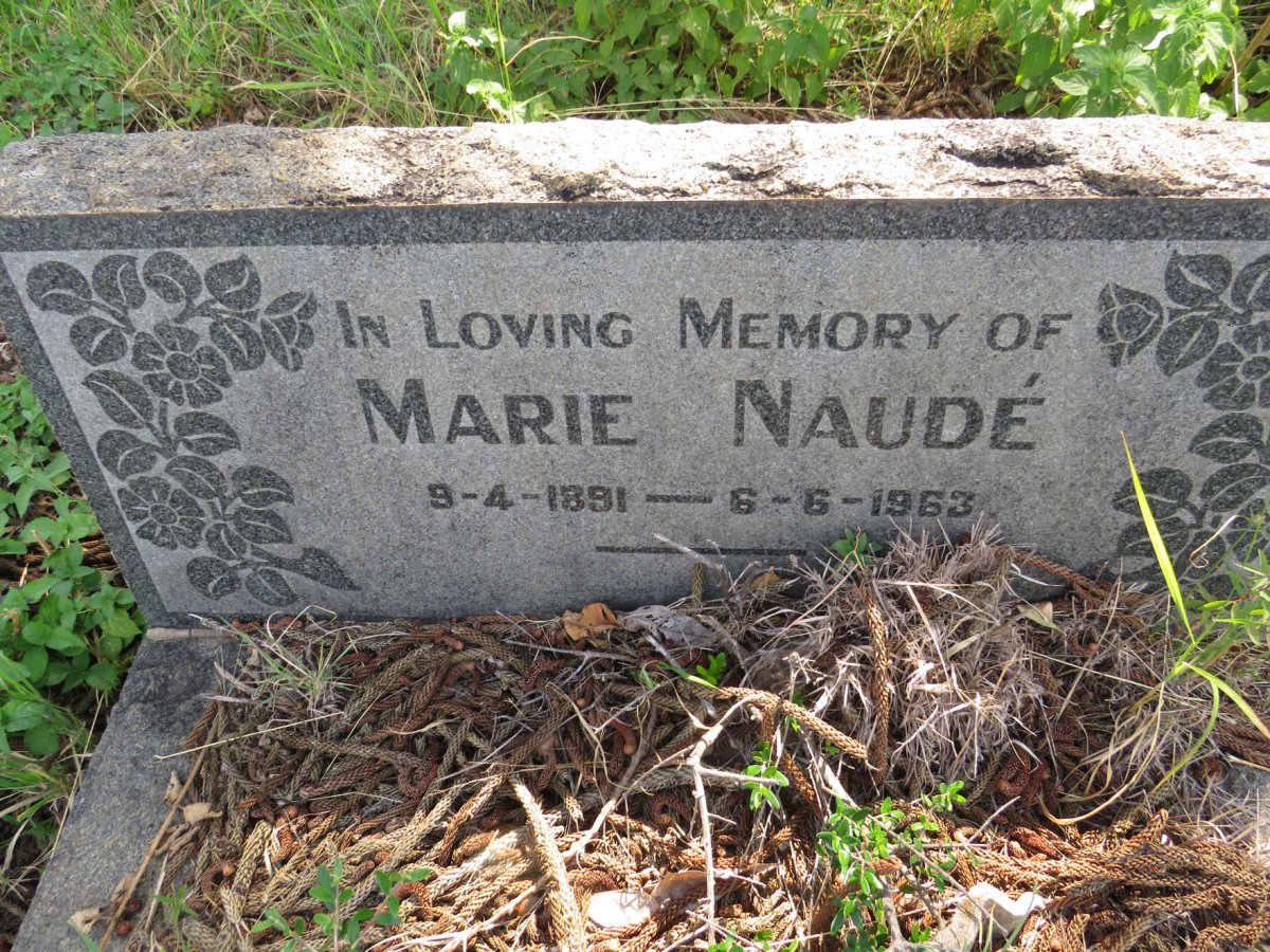 NAUDE Marie 1891-1963