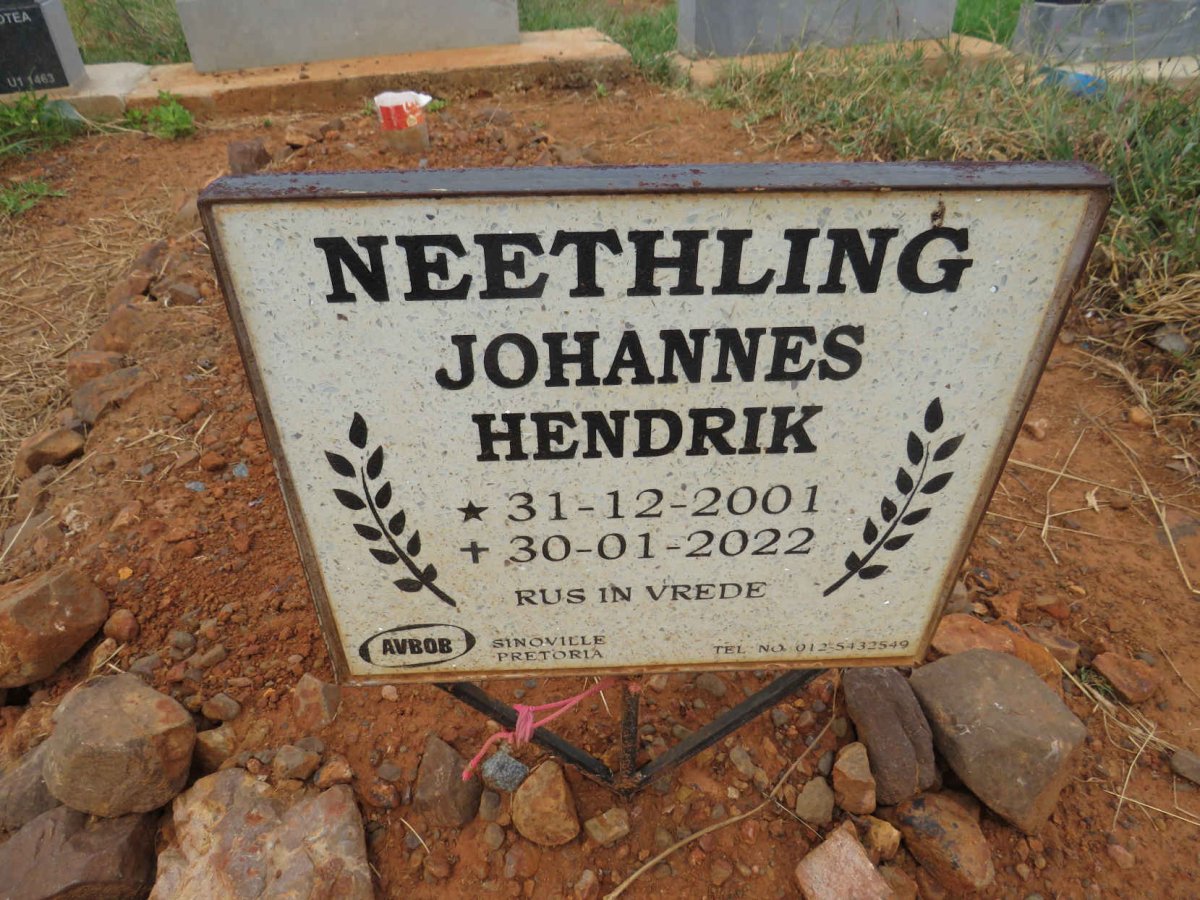 NEETHLING Johannes Hendrik 2001-2022