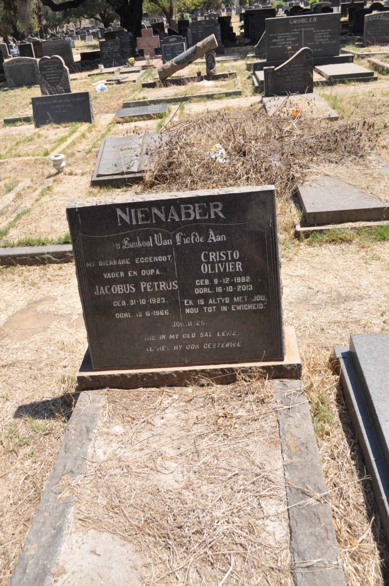 NIENABER Jacobus Petrus 1923-1966 :: OLIVIER Cristo 1982-2013