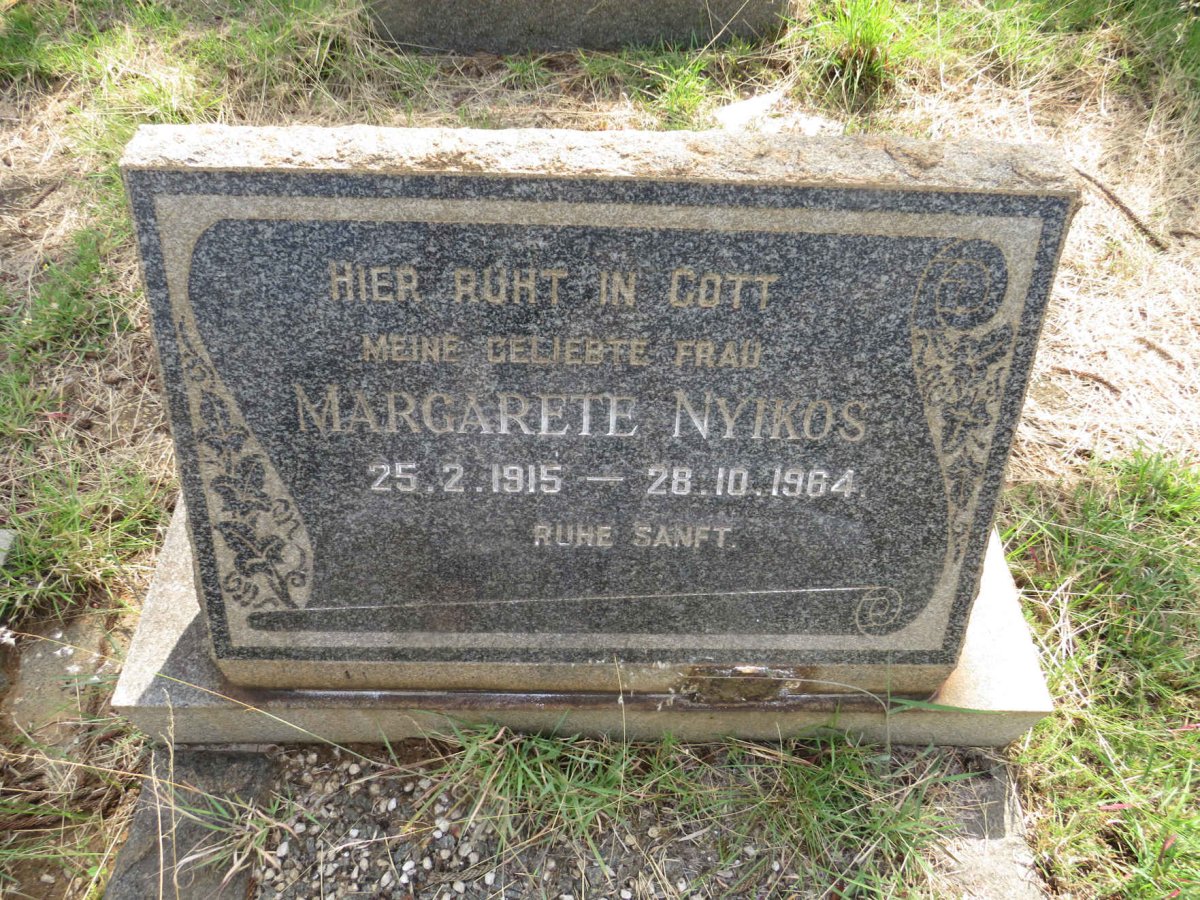 NYIKOS Margarete 1915-1964