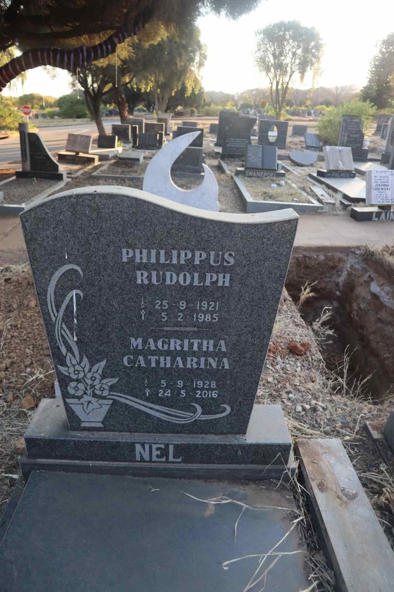 NEL Philippus Rudolph 1921-1985 & Magritha Catharina 1928-2016