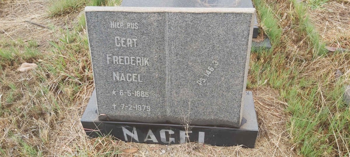 NAGEL Gert Frederik 1886-1979