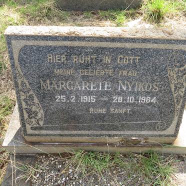 NYIKOS Margarete 1915-1964