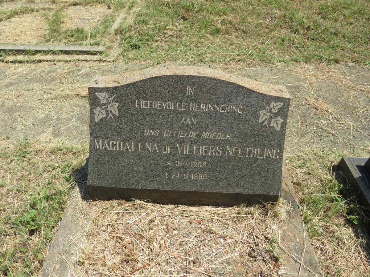 NEETHLING Magdalena De Villiers 1896-1969
