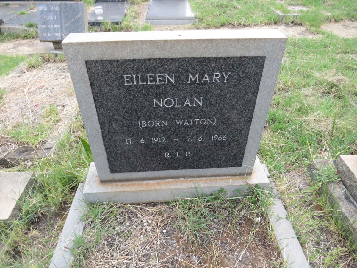 NOLAN Eileen Mary nee WALTON 1919-1966
