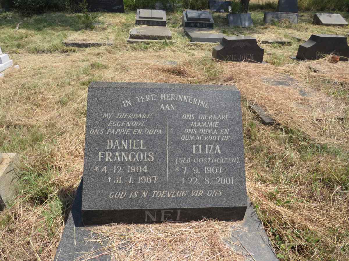 NEL Daniel Francois 1904-1967 & Eliza OOSTHUIZEN 1907-2001