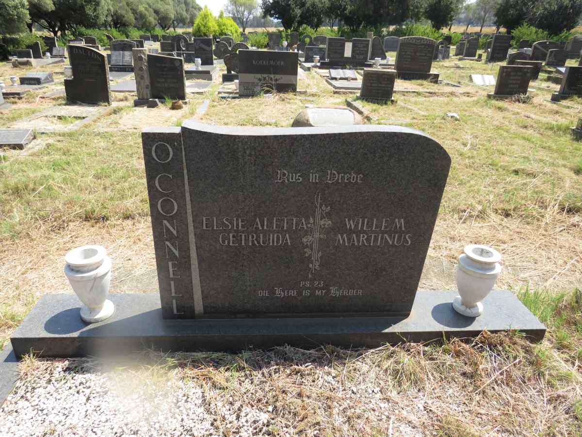 O'CONNELL Willem Martinus & Elsie Aletta Getruida 