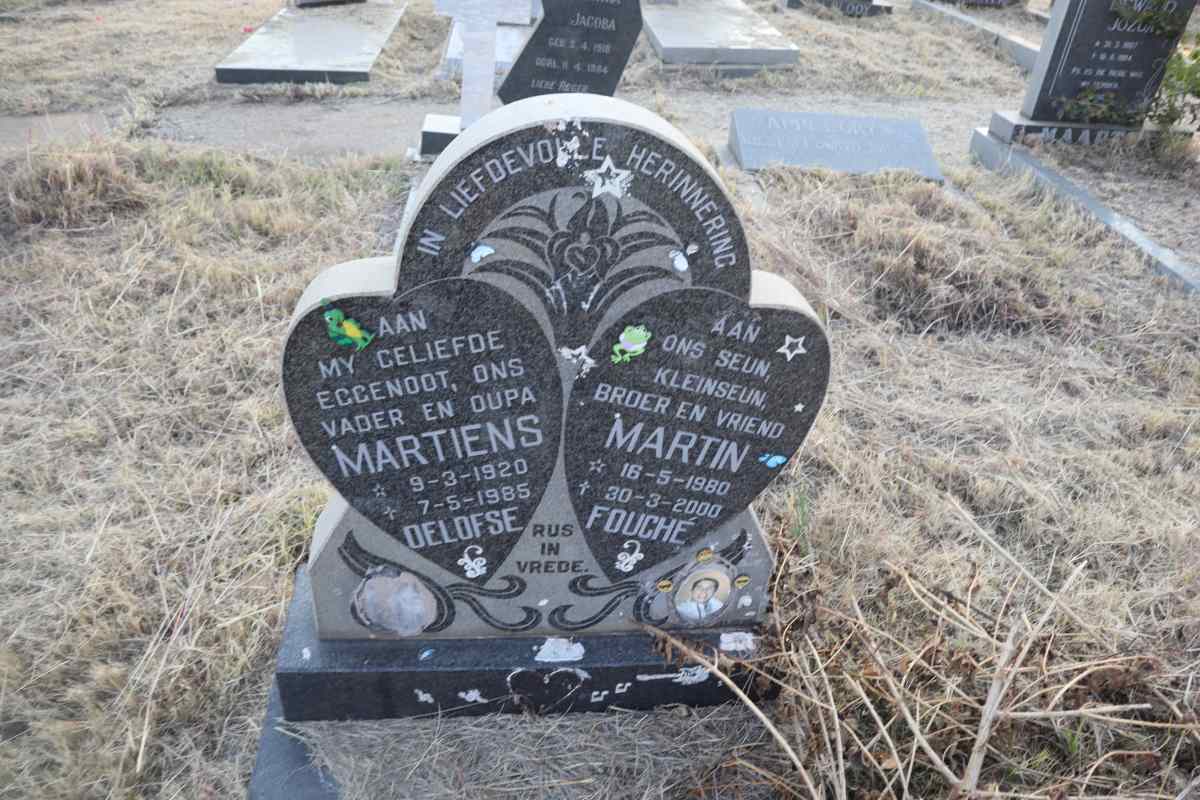 OELOFSE Martiens 1920-1985 :: FOUCHE Martin 1980-2000