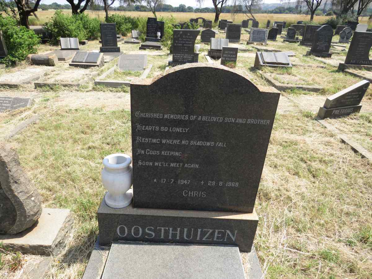 OOSTHUIZEN Chris 1947-1968