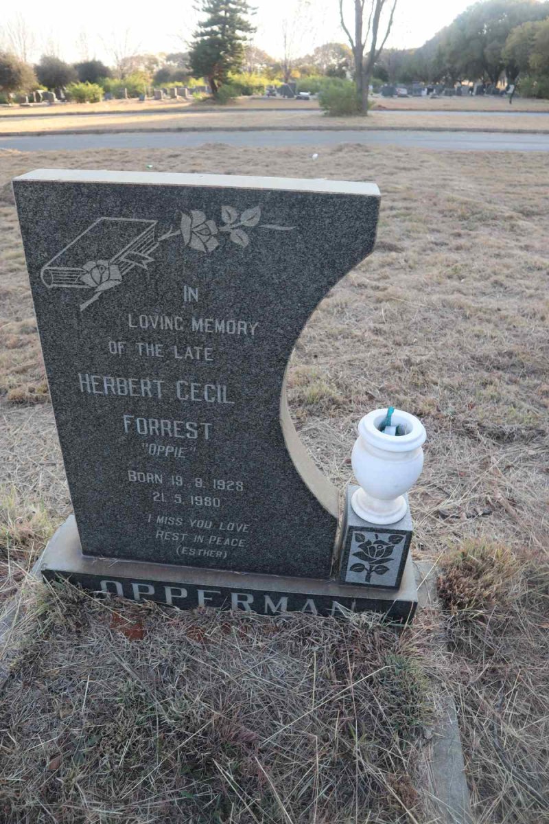 OPPERMAN Herbert Cecil Forrest 1928-1980