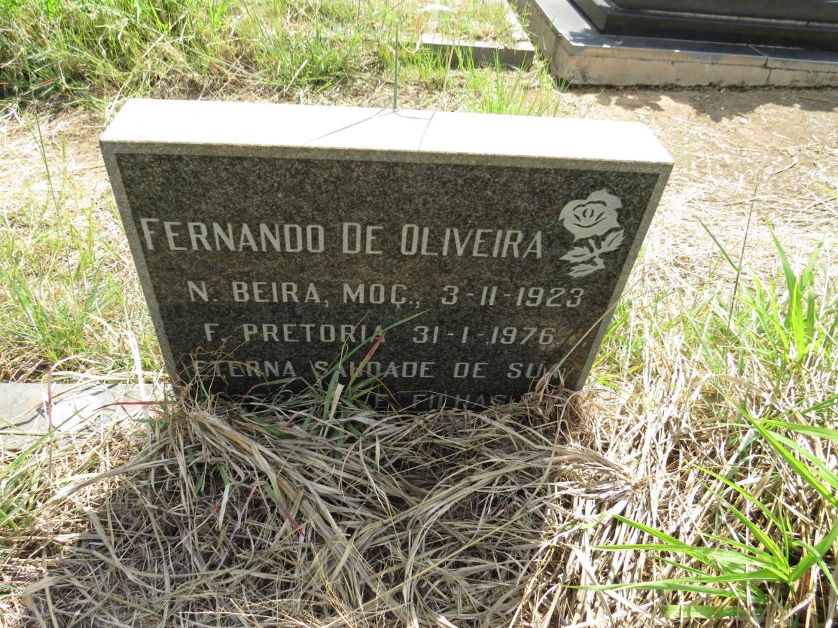 OLIVEIRA Fernando, de 1923-1976