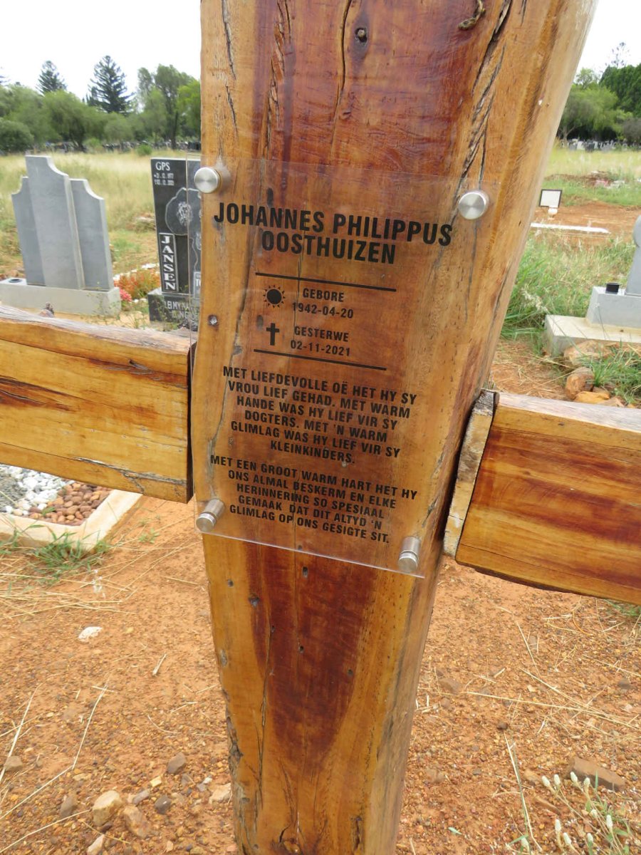 OOSTHUIZEN Johannes Philippus 1942-2021