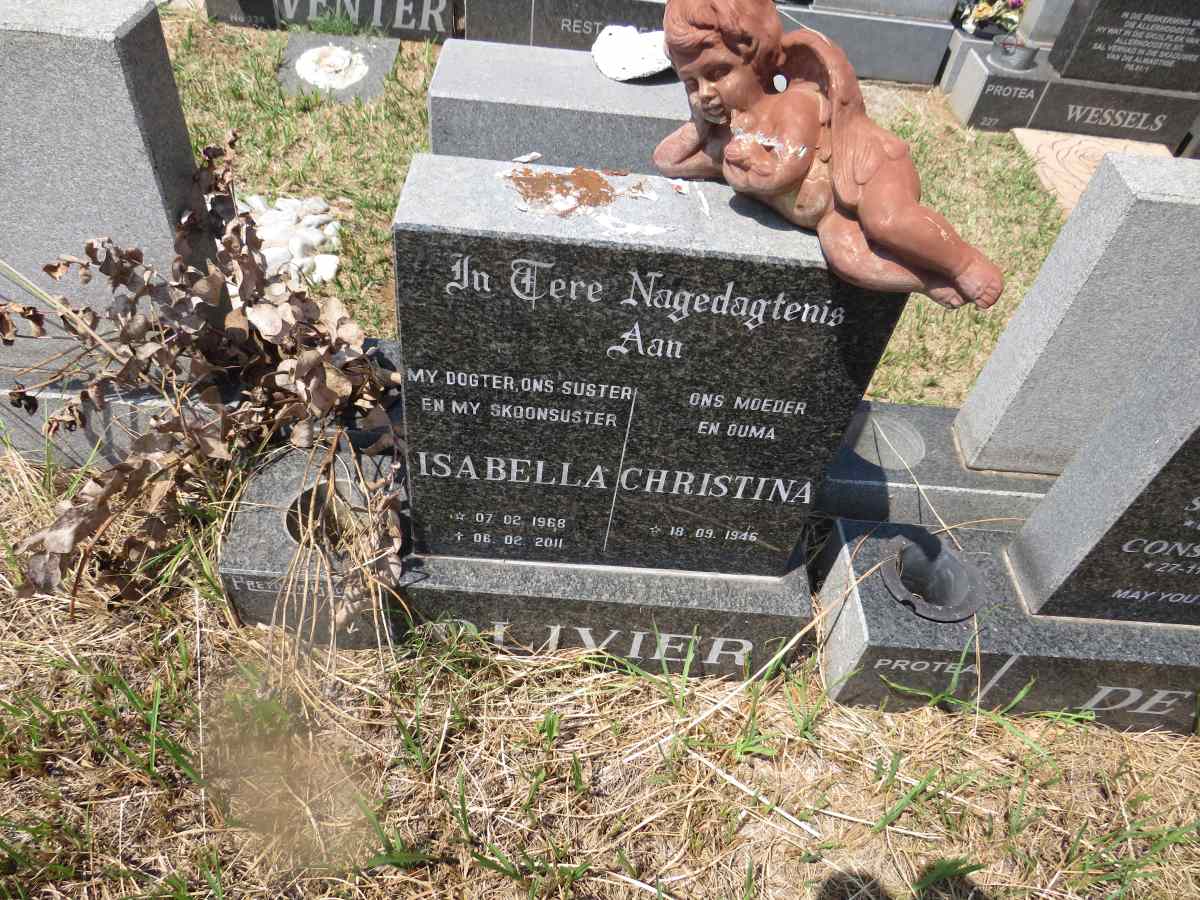 OLIVIER Christina 1946-  :: OLIVIER Isabella 1968-2011