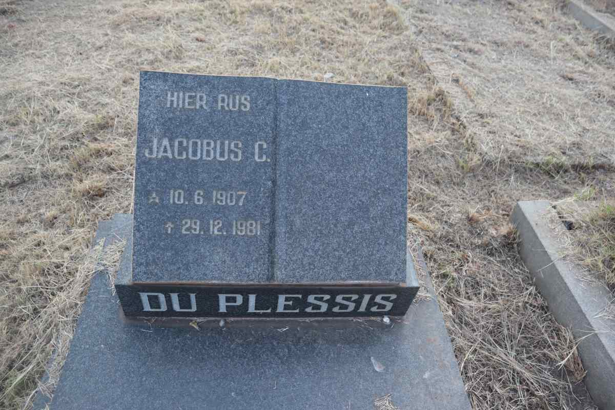 PLESSIS Jacobus C., du 1907-1981