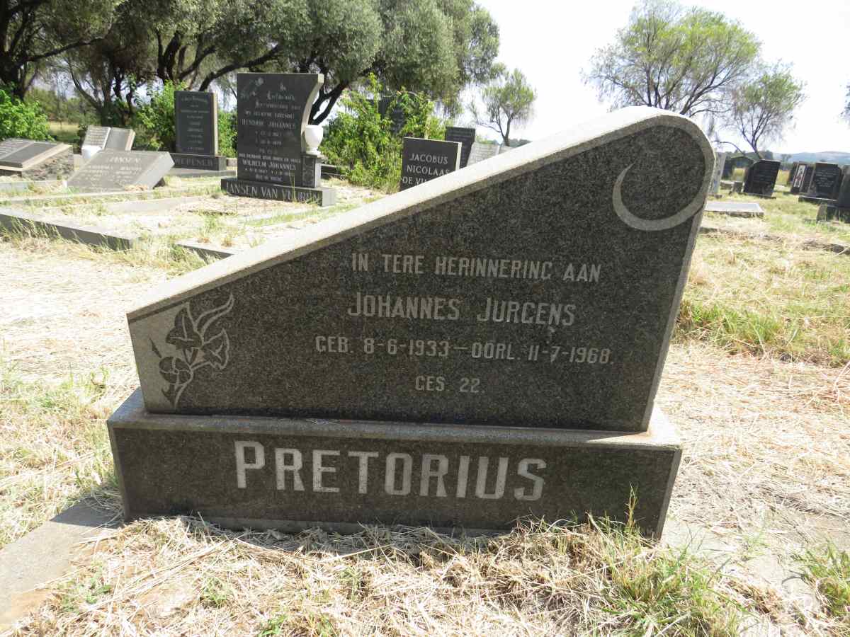 PRETORIUS Johannes Jurgens 1933-1968