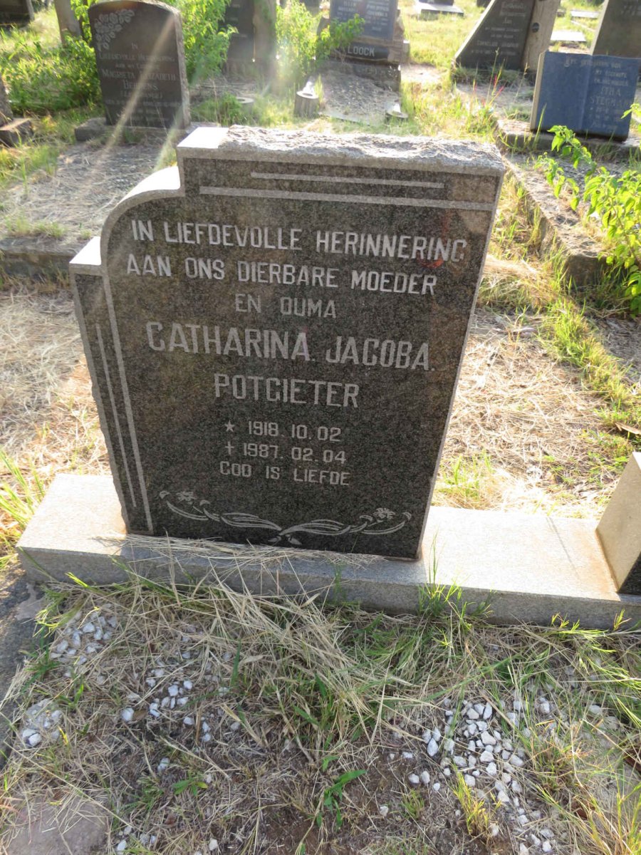 POTGIETER Catharina Jacoba 1918-1987