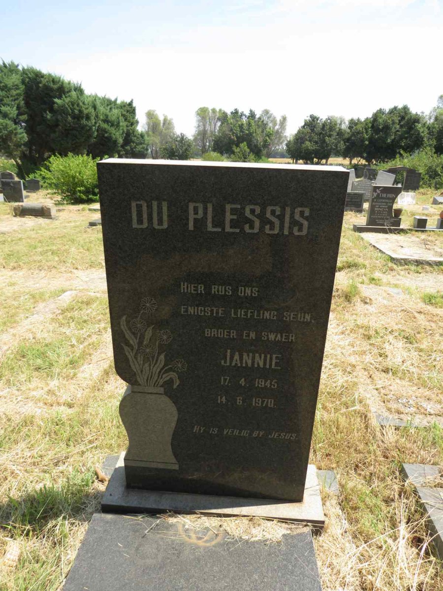 PLESSIS Jannie, du 1945-1970