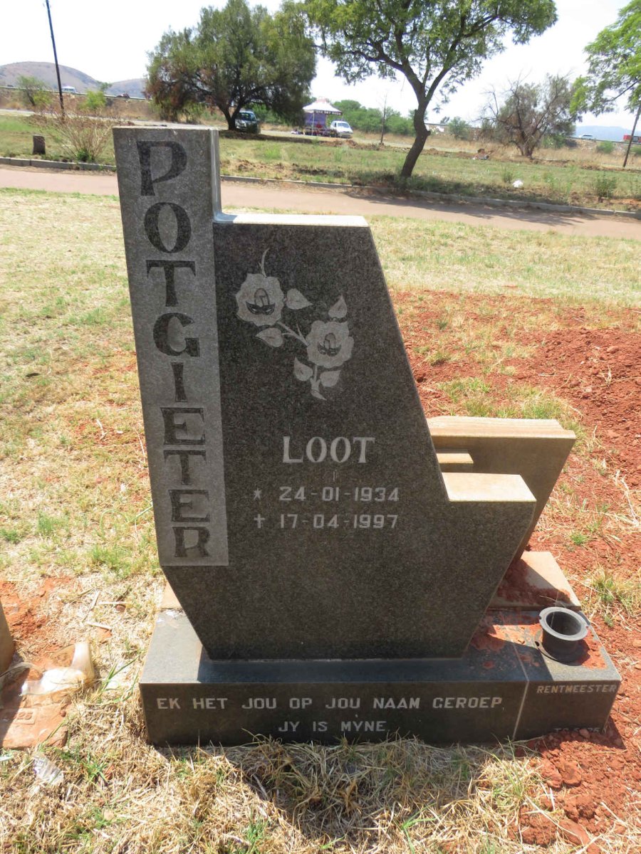 POTGIETER Loot 1934-1997