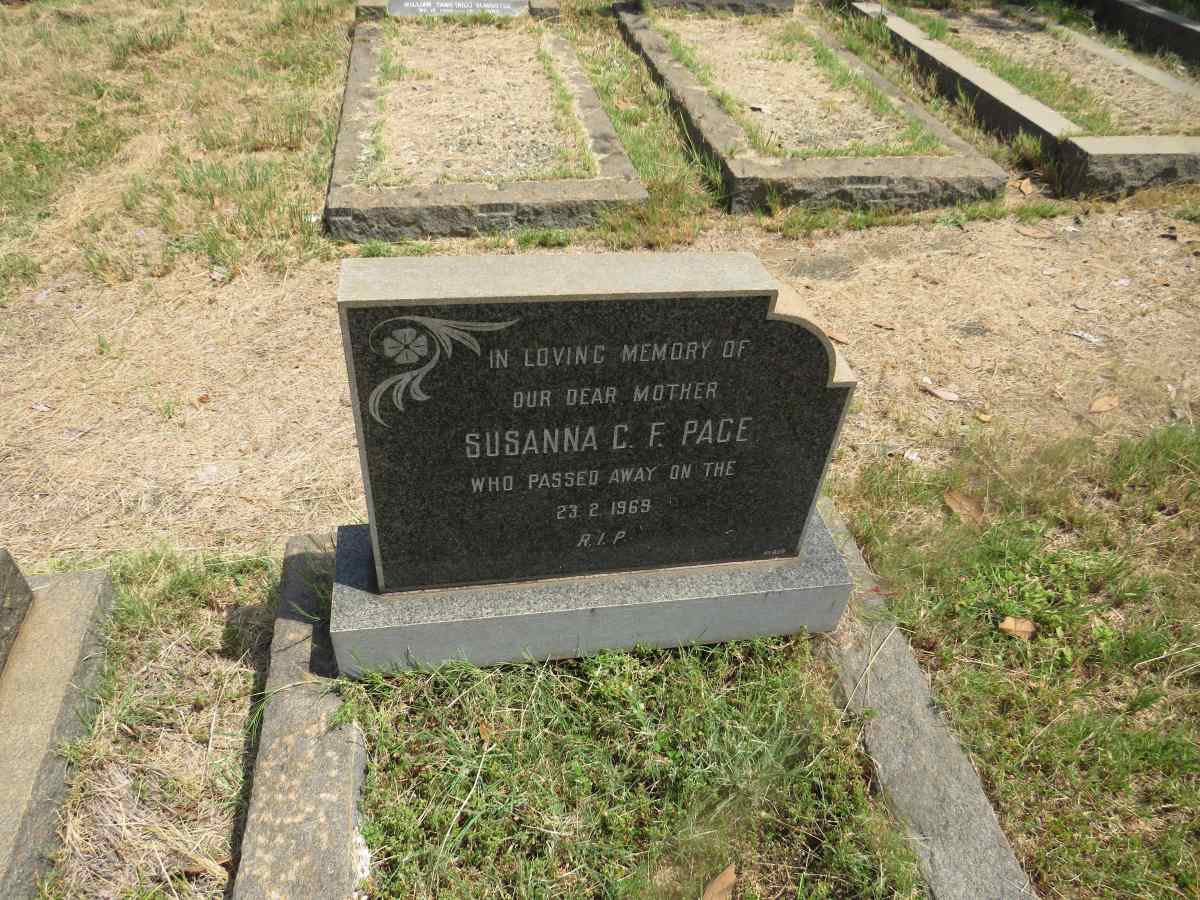 PAGE Susanna C.F. -1969