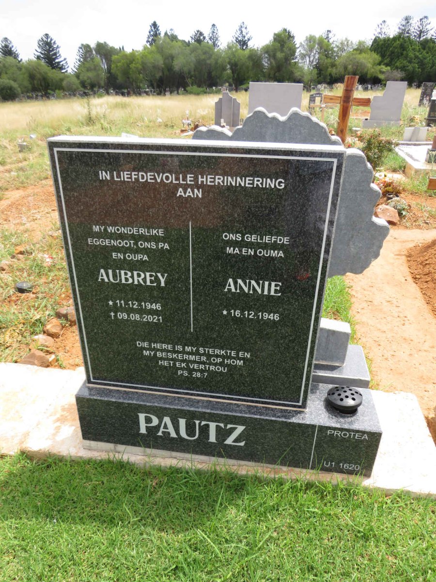 PAUTZ Aubrey 1946-2021 & Annie 1946- 