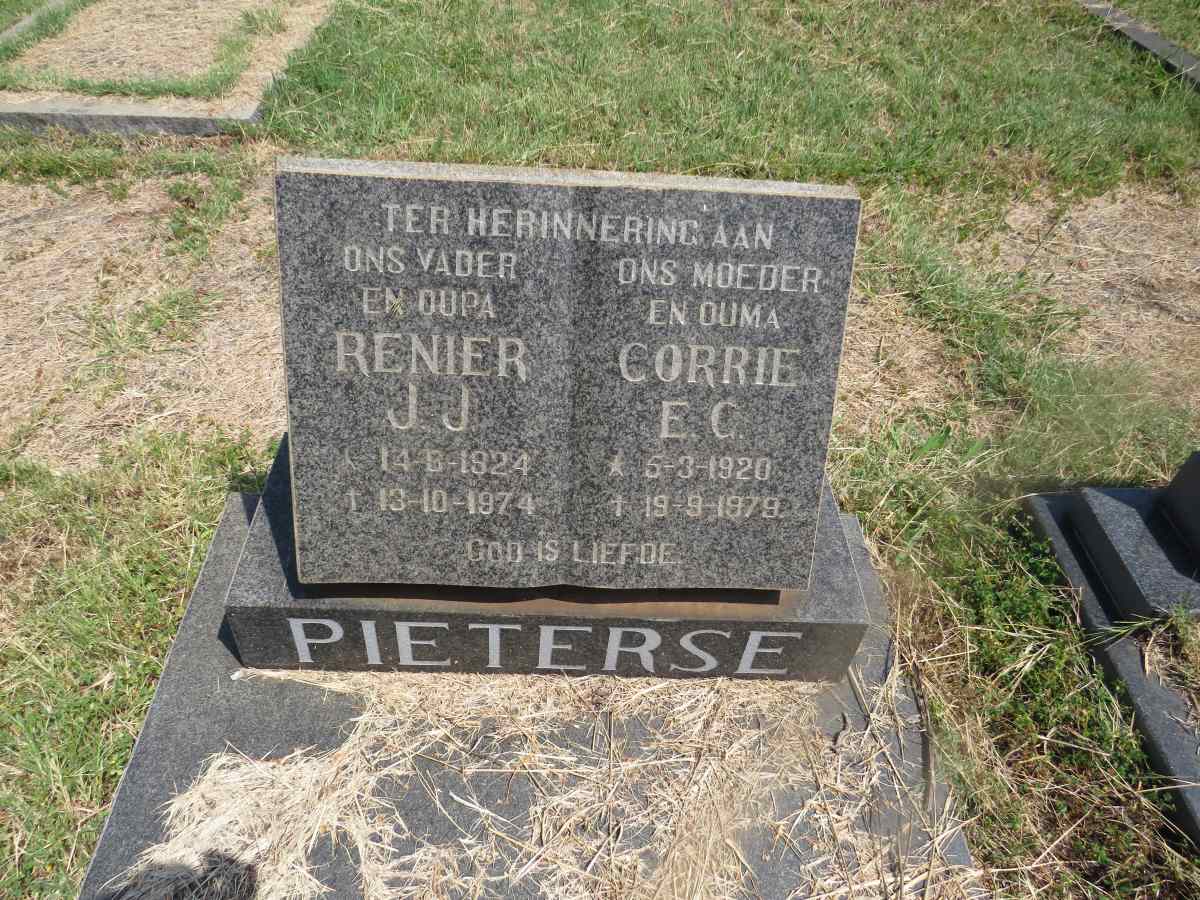 PIETERSE Renier J.J. 1924-1974 & Corrie E.C. 1920-1979