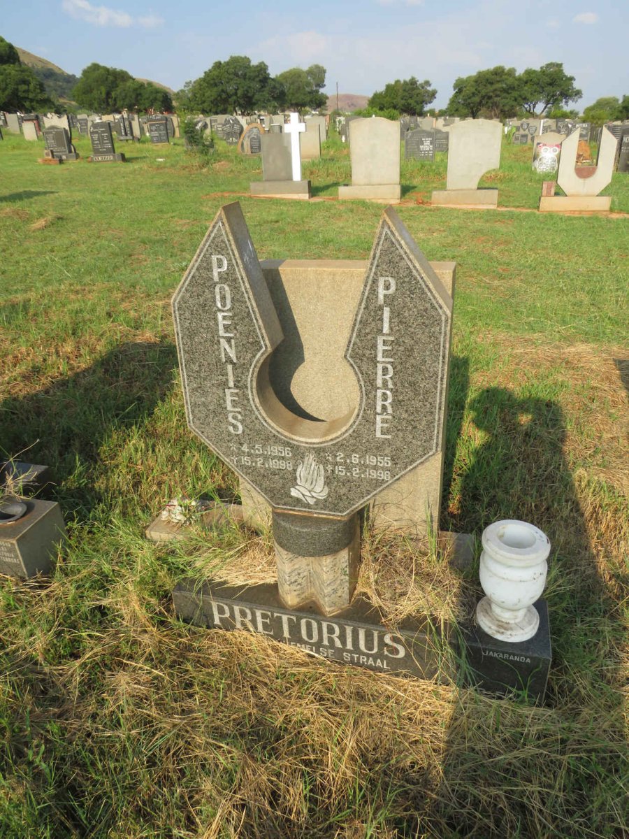 PRETORIUS Poenies 1956-1998 :: PRETORIUS Pierre 1955-1998