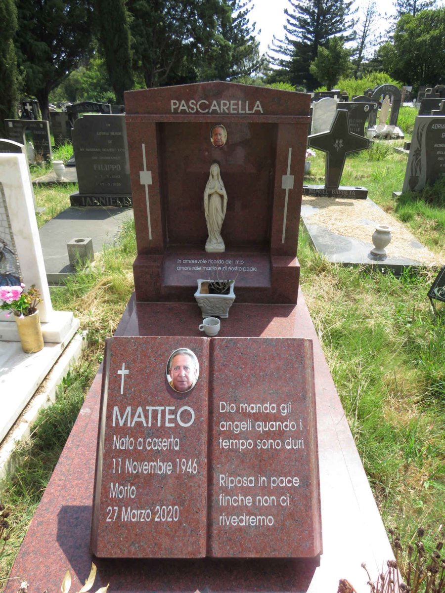 PASCARELLA Matteo 1946-2020