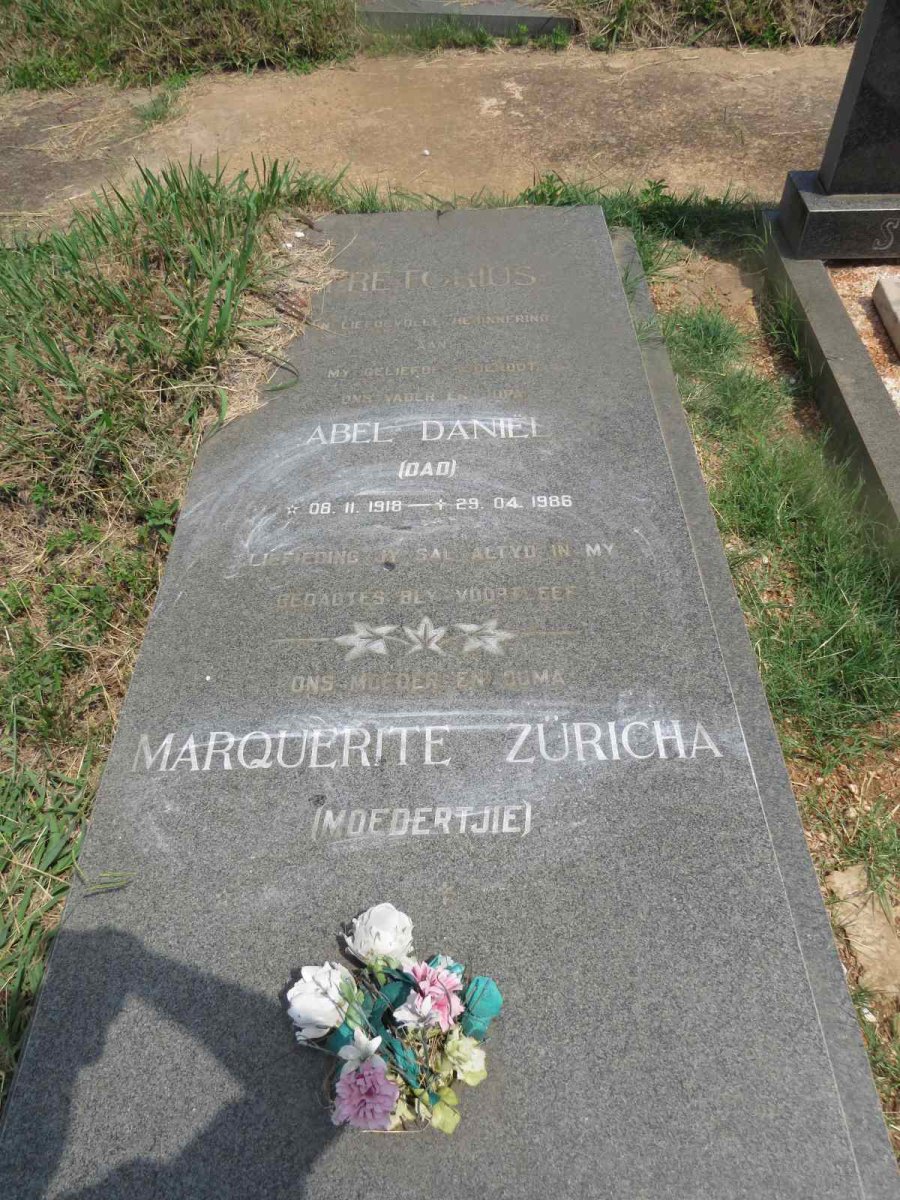 PRETORIUS Abel Daniel 1918-1986 & Marquerite Zuricha_1