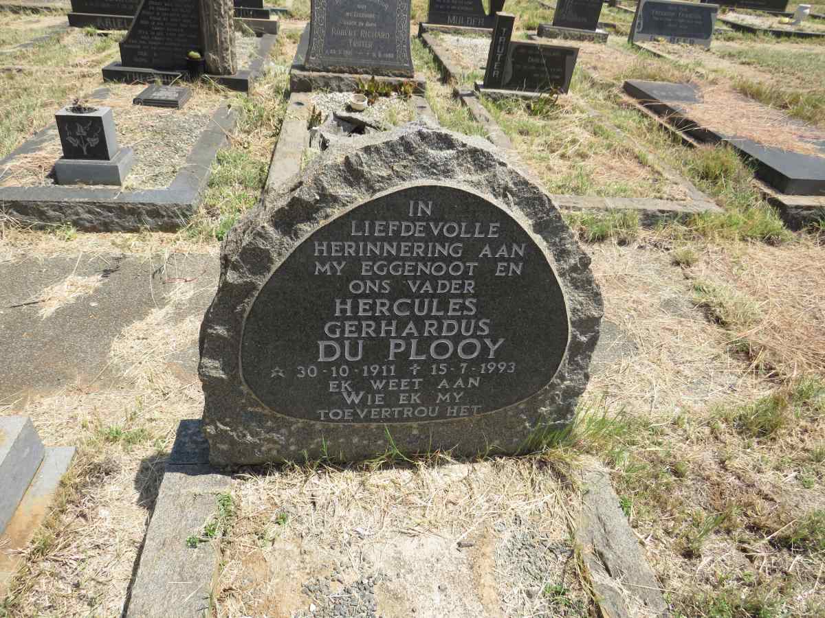 PLOOY Hercules Gerhardus, du 1911-1993