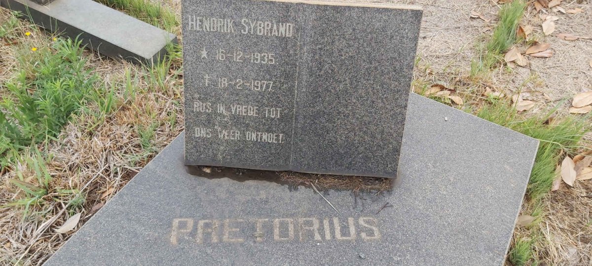 PRETORIUS Hendrik Sybrand 1935-1977