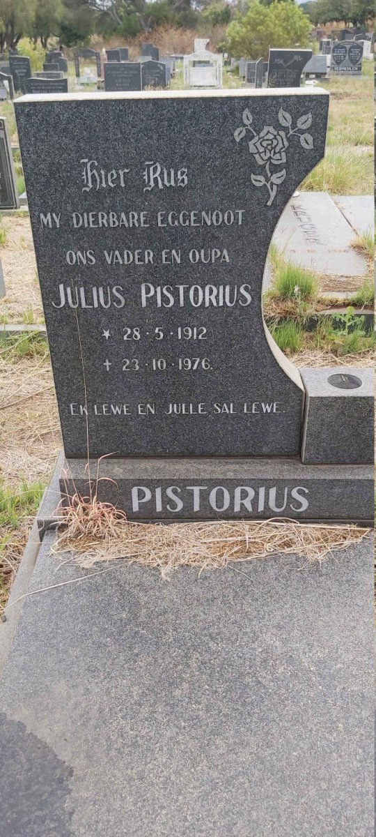 PISTORIUS Julius 1912-1976