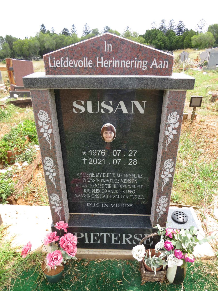 PIETERSE Susan 1976-2021