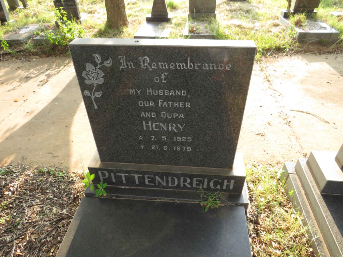 PITTENDREIGH Henry 1925-1979