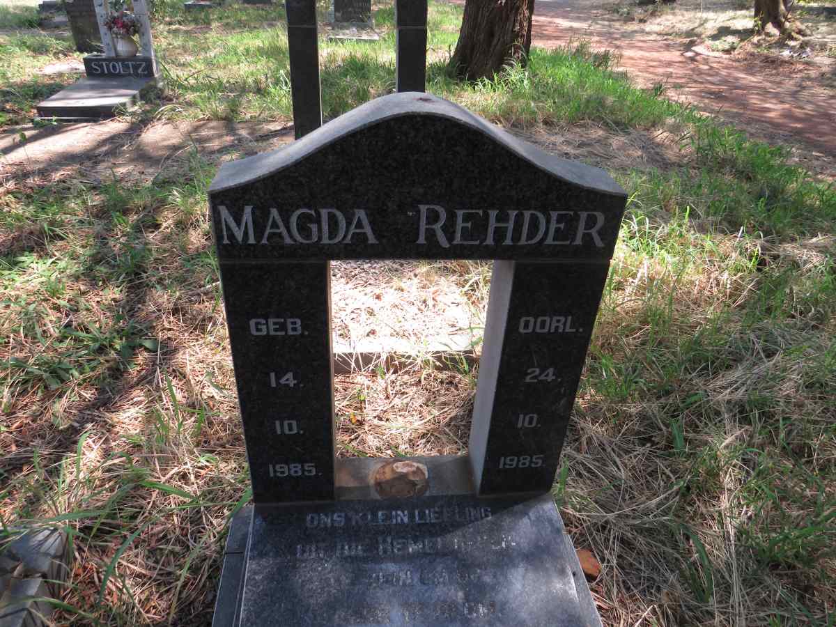 REHDER Magda 1985-1985